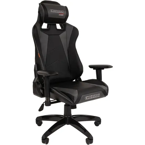 Кресло игровое Chairman Game 44, черно-серый Кресло игровое Chairman Game 44, черно-серый | Защита-Офис - интернет-магазин сейфов, кресел, металлической